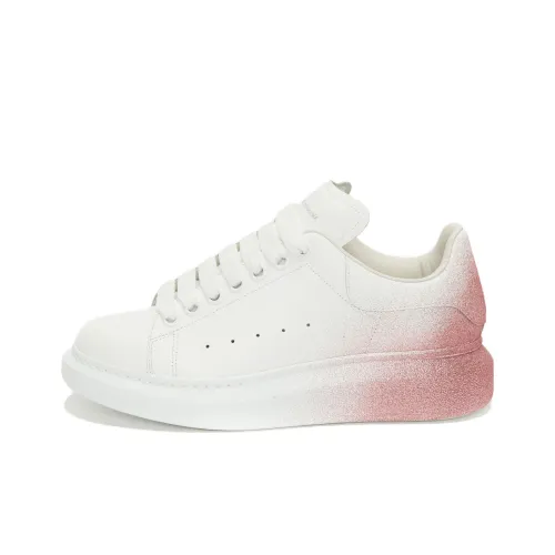 Alexander McQueen Skateboard Shoes Women's Low-Top White/Pink