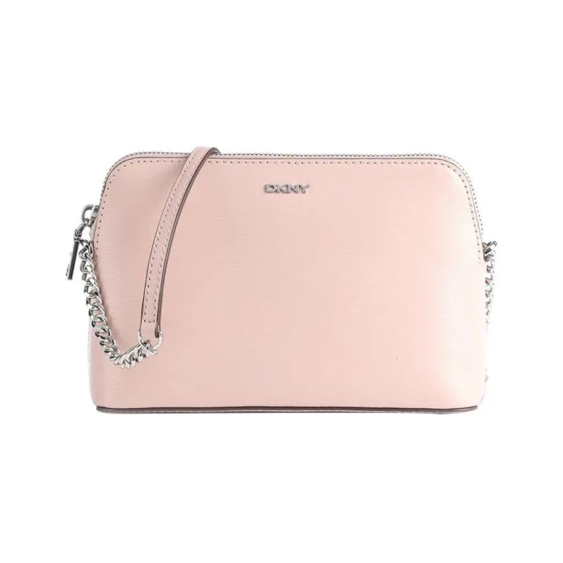 DKNY Leather Crossbody Bag Shoulder Bag Women's Pink-0