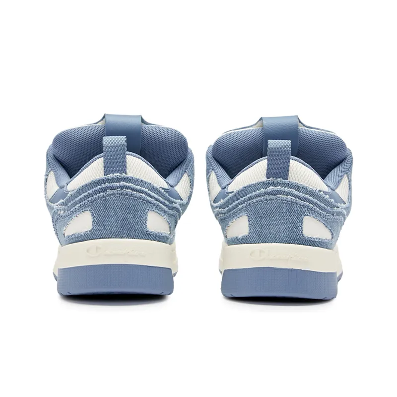 Champion Low Top Skateboard Shoes Women's Light Blue-3