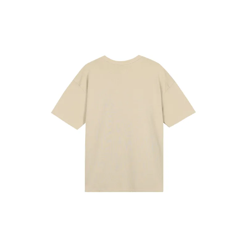 Nike Drop Shoulder Sleeve T-Shirt Men's Brown-1