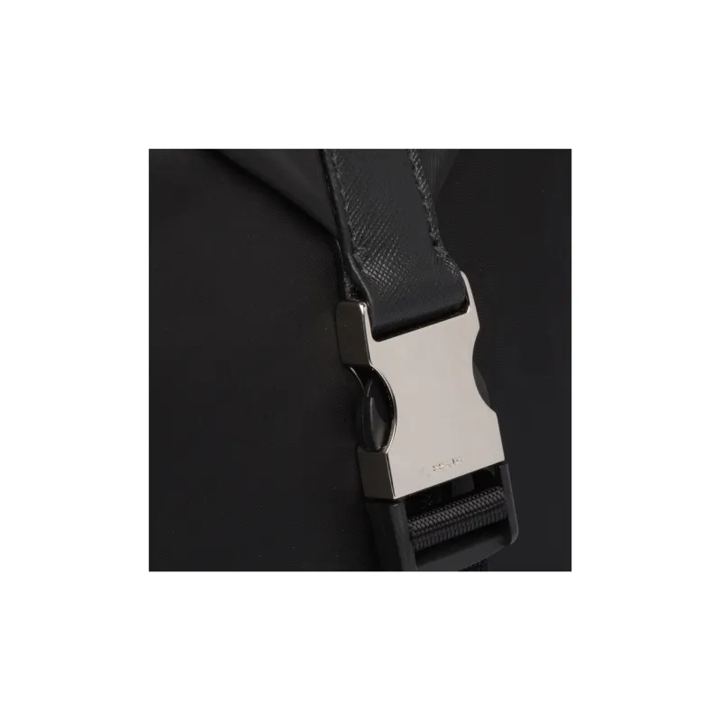 PRADA Saffiano Leather Backpack Men's Black-3