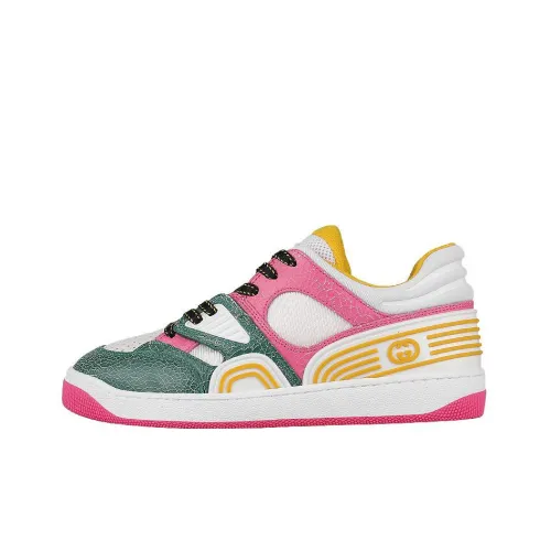 GUCCI Women's Basket 'White Pink Green'