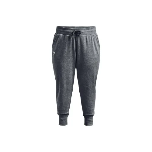 Under Armour Rival Fleece Knitted Sweatpants Women's Gray