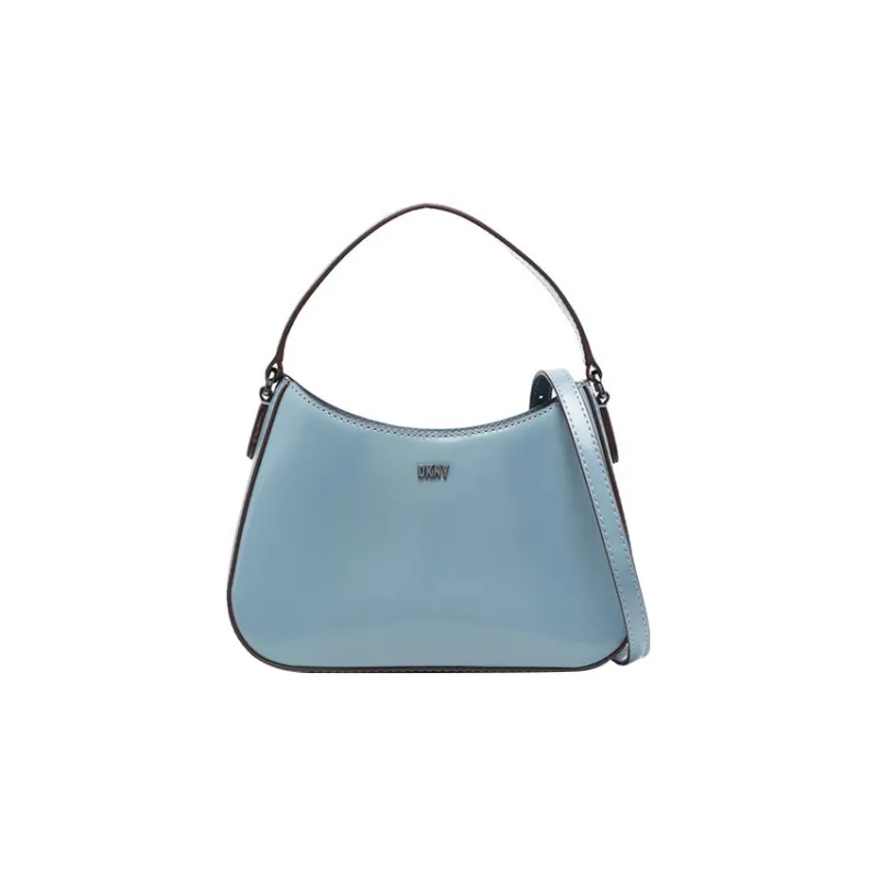 DKNY Calfskin Shoulder Bag Crossbody Bag Handbag Regular Women's Blue-0