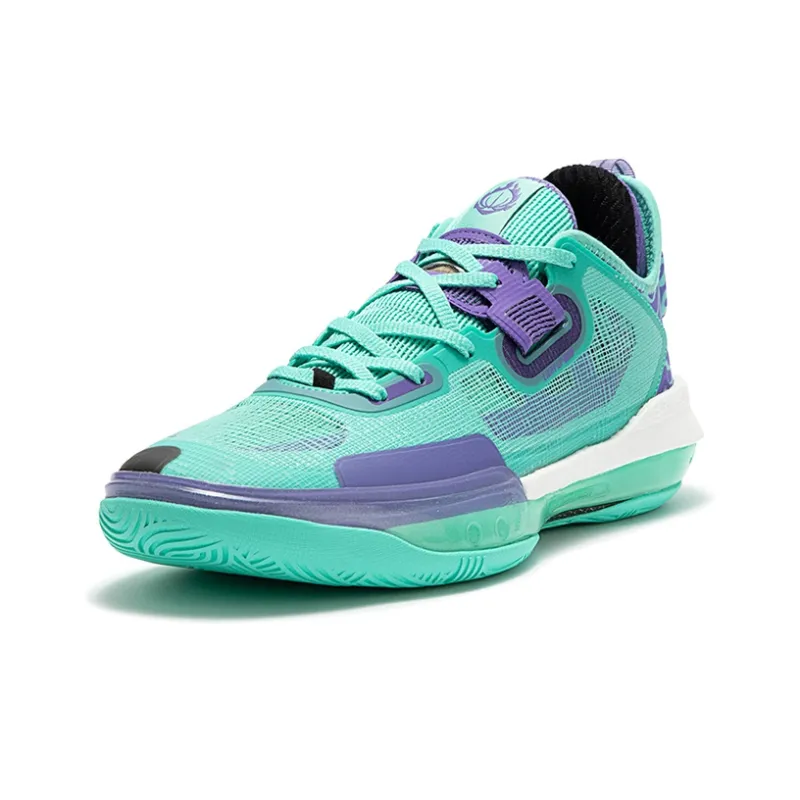 361° Ultra Star 1.0 Pro Basketball Shoes Men Low Top Jade Green/Ultraviolet-1