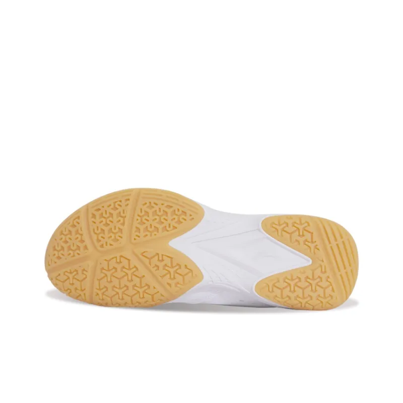 LiNing Ace Ⅴ Shock Absorbers Slip Resistant, Abrasion Resistant, Breathable Mid Top Badminton Shoes Unisex White-5