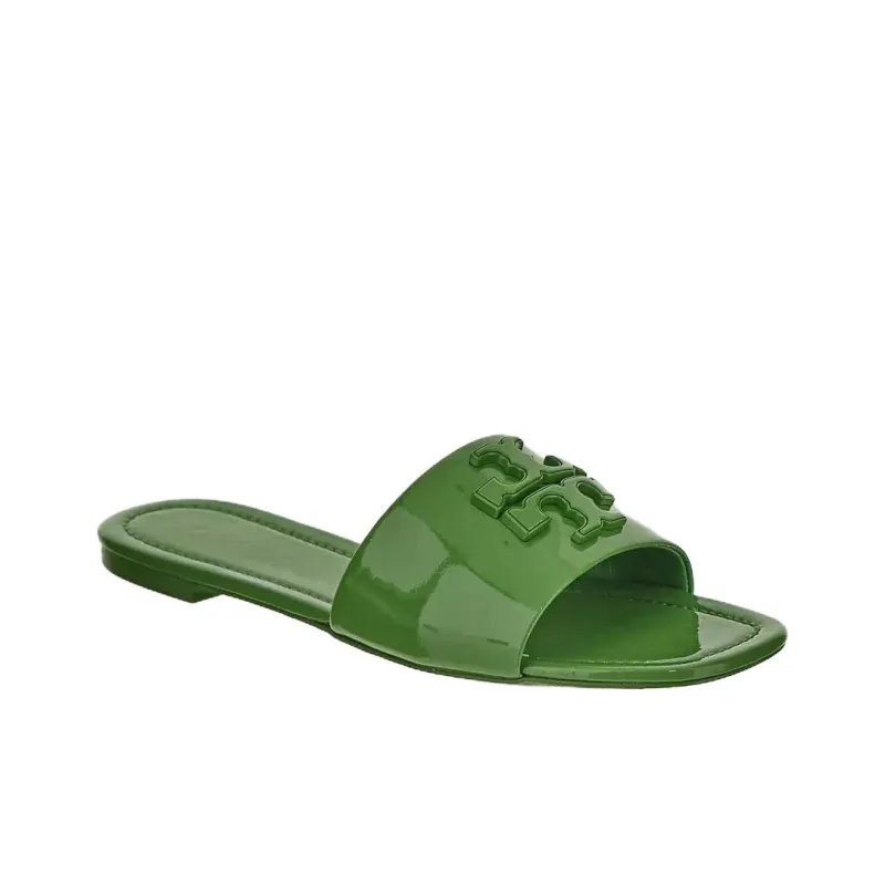 TORY BURCH Eleanor Patent-leather Slides-1