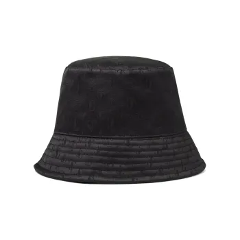 Jimmy Choo Monogram-pattern Bucket Hat