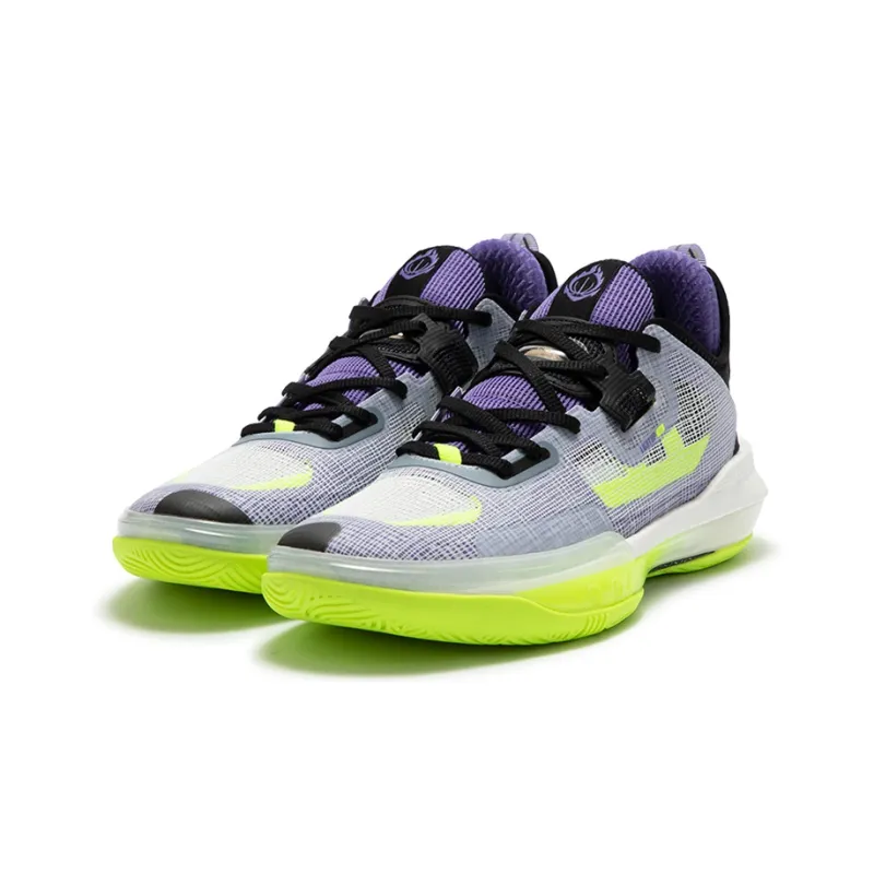 361° Ultra Star 1.0 Pro 1.0 Pro Slip Resistant Low Top Basketball Shoes Men's 361 Degrees White/Obsidian Black-2