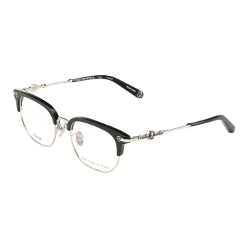 PHILIPP PLEIN Plate Frame Titanium Square Eyeglass Frames Unisex