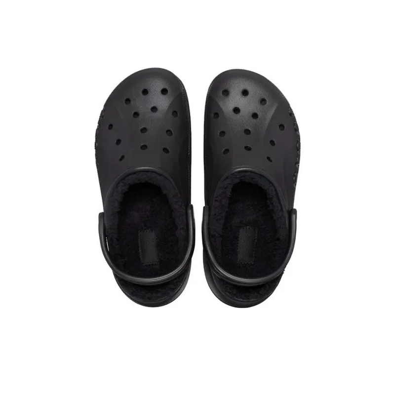 Crocs Baya Platform Lined Clog Sandals 'Black' Women's-2