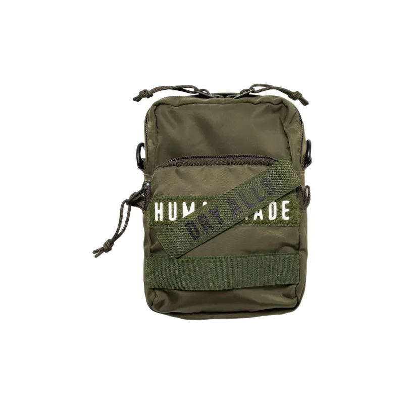 HUMAN MADE Nylon Shoulder Bag, Crossbody Bag Regular Men's Olive Green-3