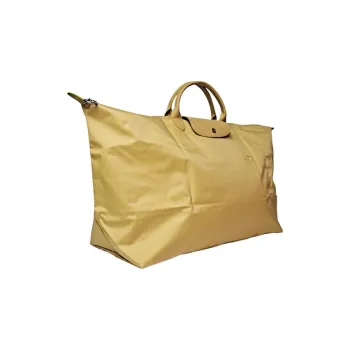 LONGCHAMP Le Pliage Green Recycled Polyamide Canvas Bag Tote Bag Portable Travel Bag Medium Size Men's Yellow