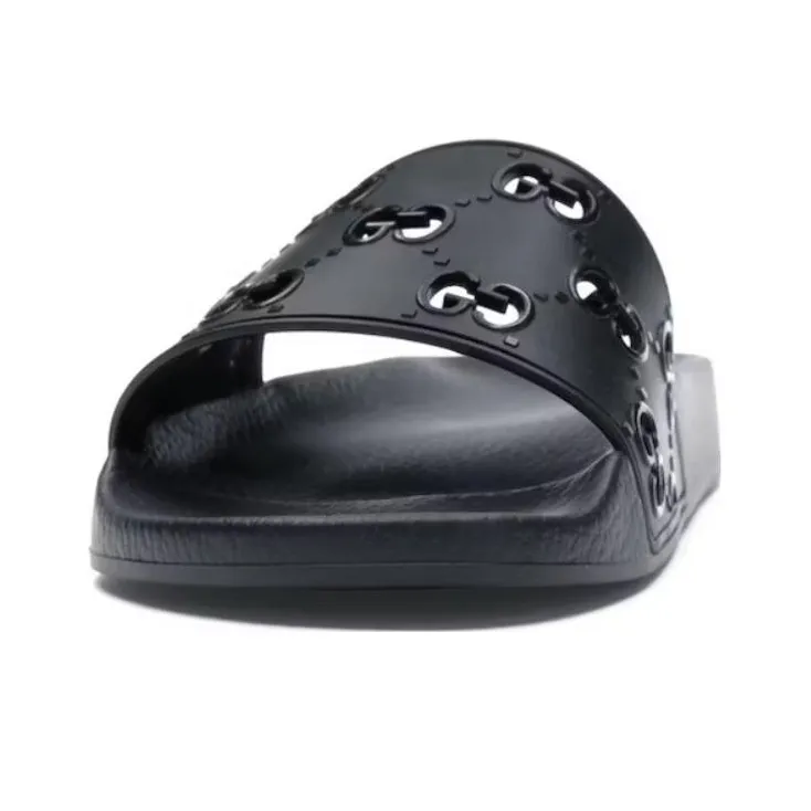 GUCCI GG Rubber Slides-3