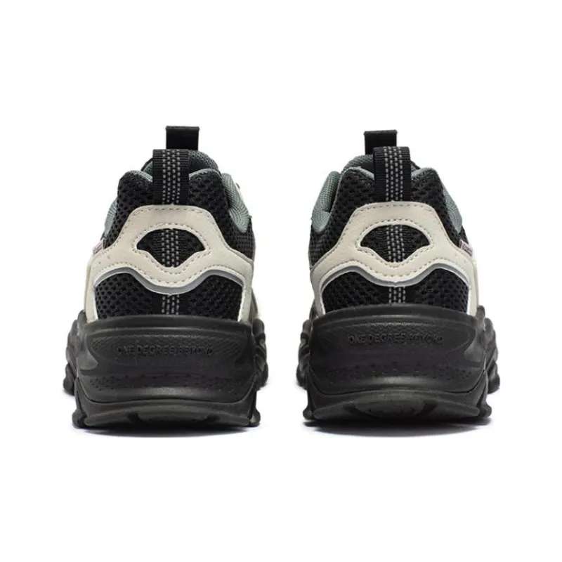 361° Cushioned Slip-Resistant Low-Top Running Shoes Women's Black-3