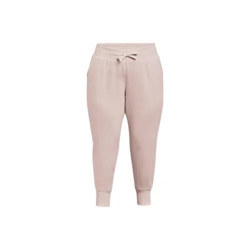 Under Armour Rival Fleece Knitted Sweatpants Women's Pink