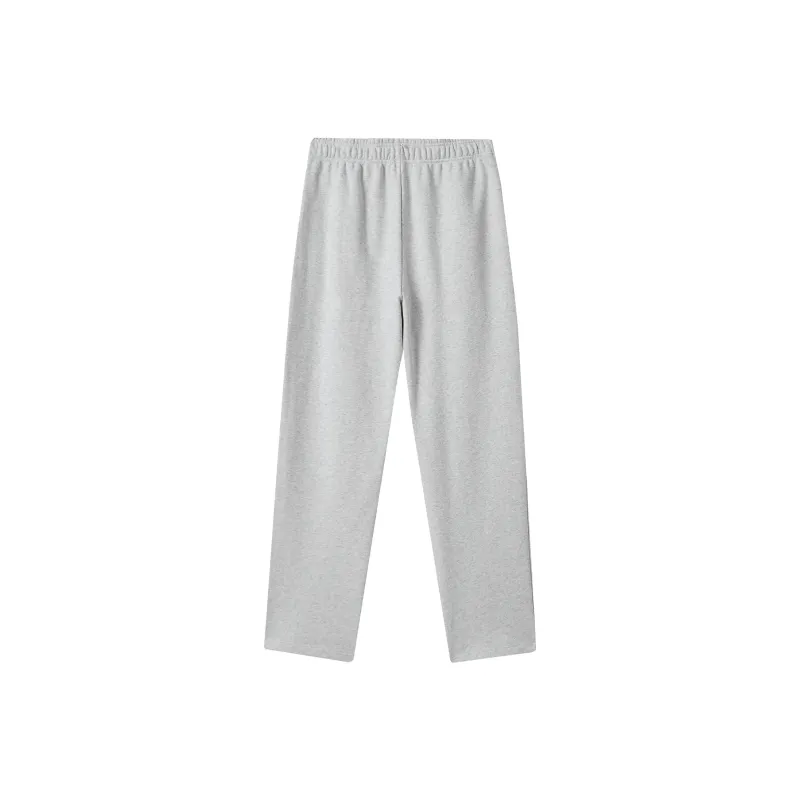 JUST VIBE Casual Pants Unisex Light Gray-1
