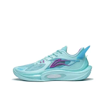LiNing SONIC 11 V2 Cushioned Slip Resistant Low Top Basketball Shoes Men's Island Blue