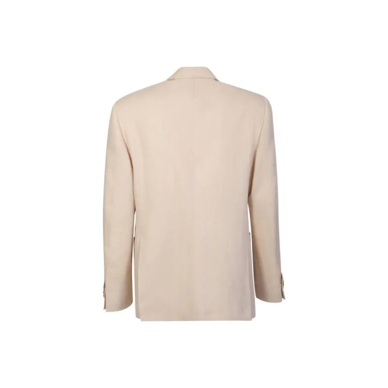 LARDINI Single breasted Cotton blend Blazer-1