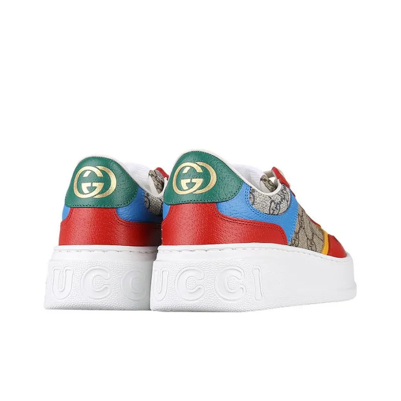 GUCCI Gg Sneaker 'Beige Red Blue'-3