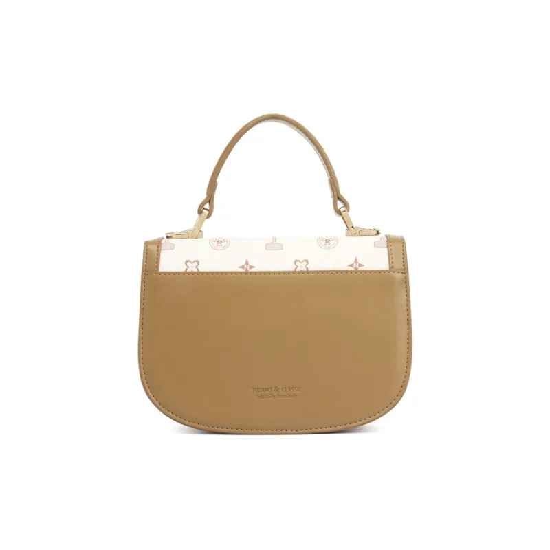 TUCANO PU One Shoulder Handbag Trumpets Women's Ecru-2
