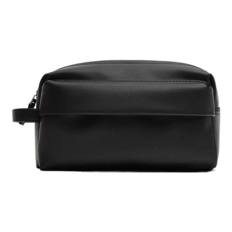 ZARA Polyurethane Fiber Toiletry Bag Makeup Bag Regular Men's Black-0