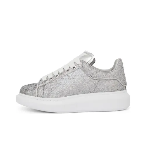 Alexander McQueen Oversized Silver Holographics Glitter Women's