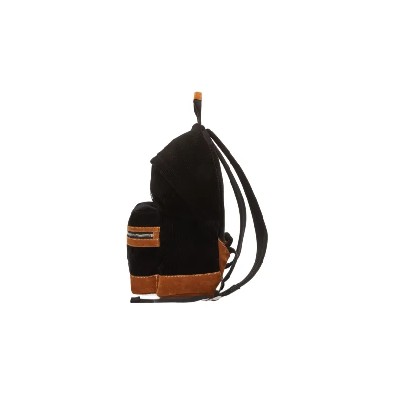 PALM ANGELS Corduroy Backpack Regular Unisex Black-2