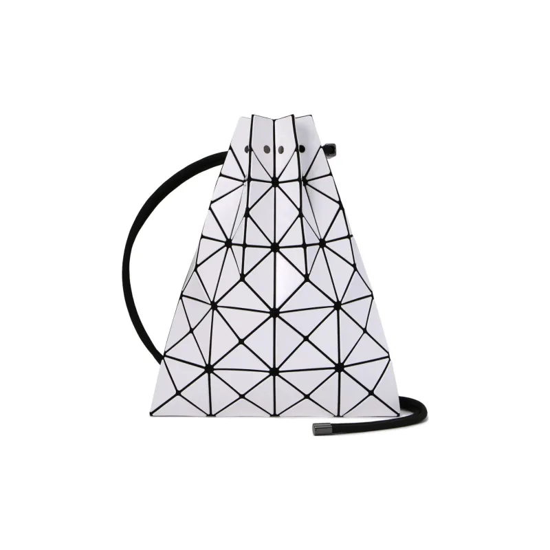 ISSEY MIYAKE Vinyl Chloride Resin Shoulder Bag, Crossbody Bag Women's White-0