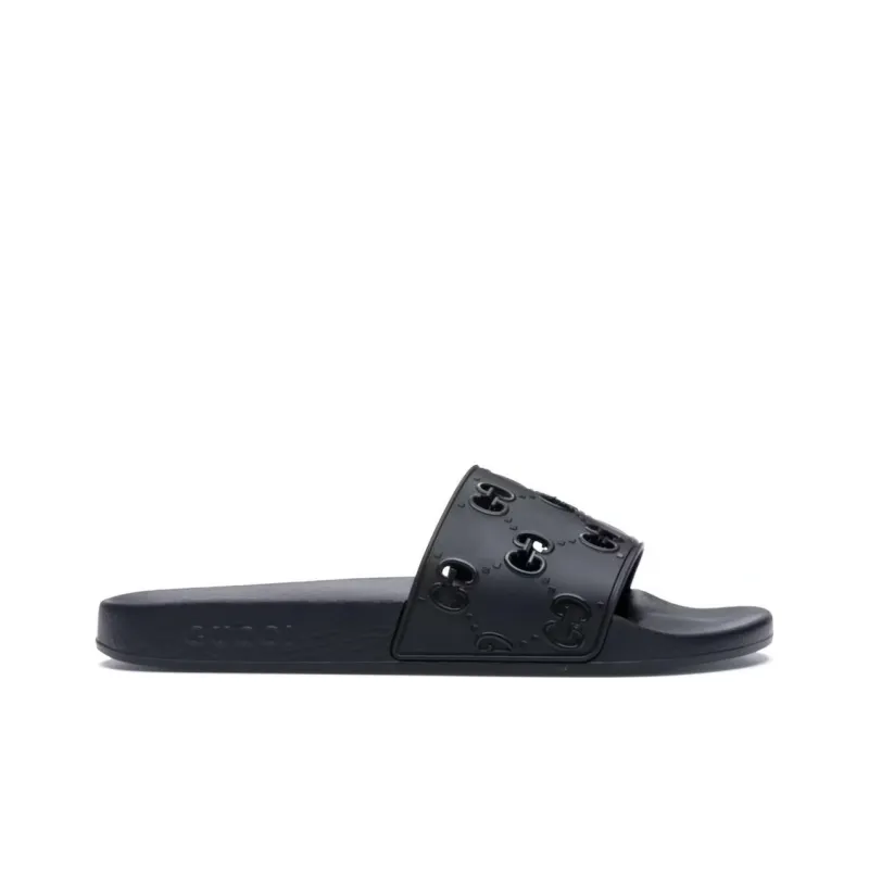 GUCCI GG Rubber Slides-1