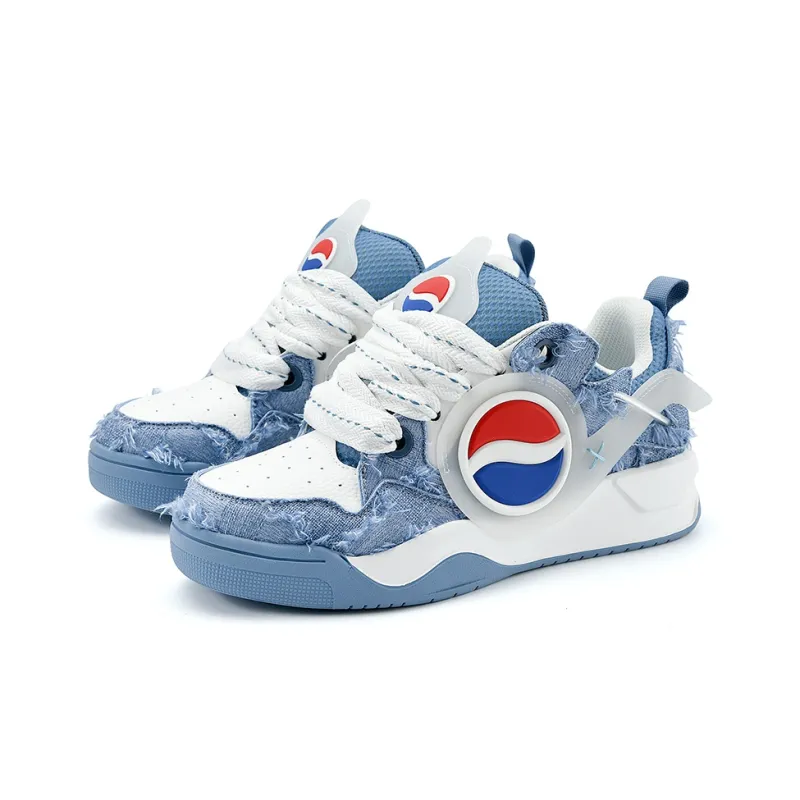 Pepsi Abrasion-Resistant Slip-Resistant Low-Top Casual Shoes Unisex-2