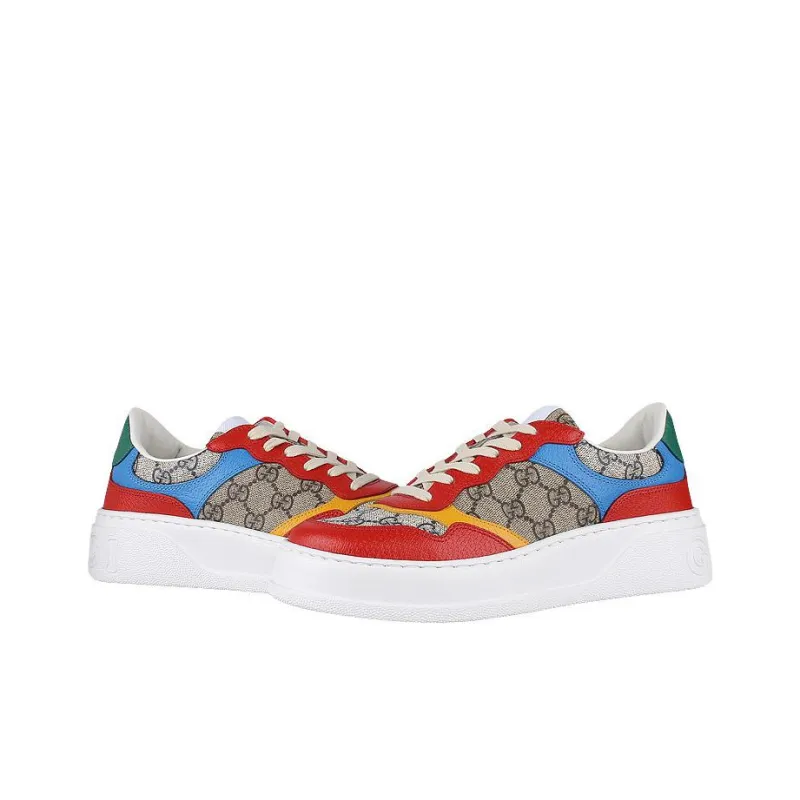 GUCCI Gg Sneaker 'Beige Red Blue'-2