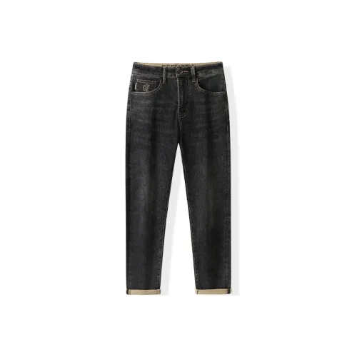 HALEBOSS Jeans Men Gray