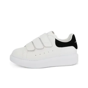 Alexander McQueen Oversized Triple Strap Sneaker 'White Black' Women's