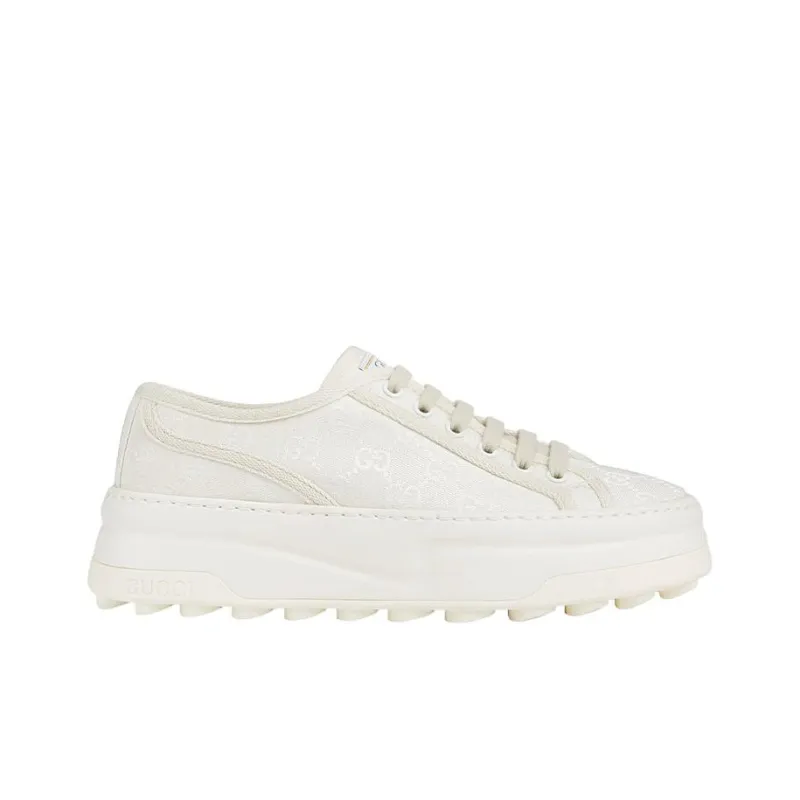 GUCCI Stylish Skateboarding Shoes Women's White-1