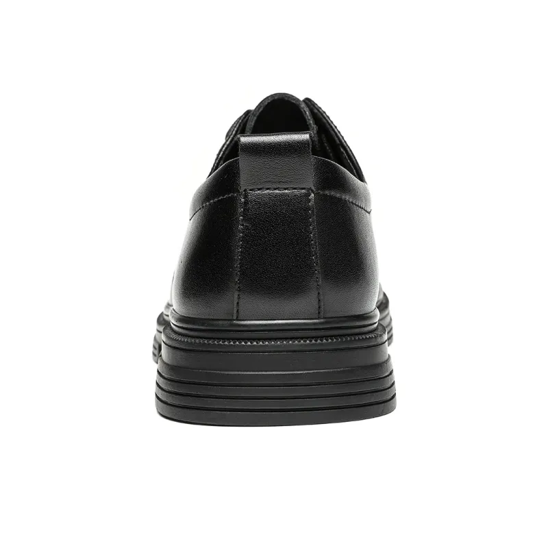 CHINT Dress Shoes Men Low Top Black-3