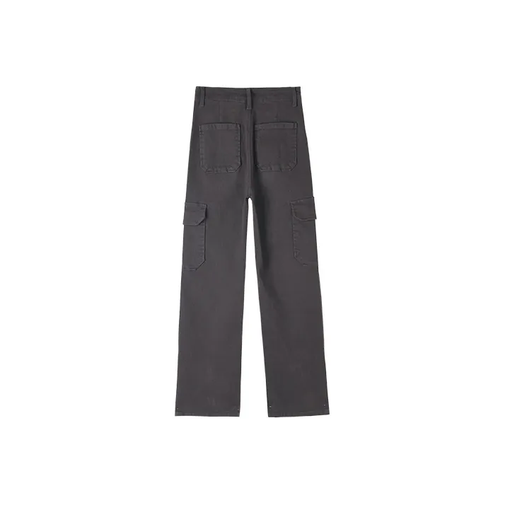 HIPPIEMISS Cargo Pants Women's Gray-1