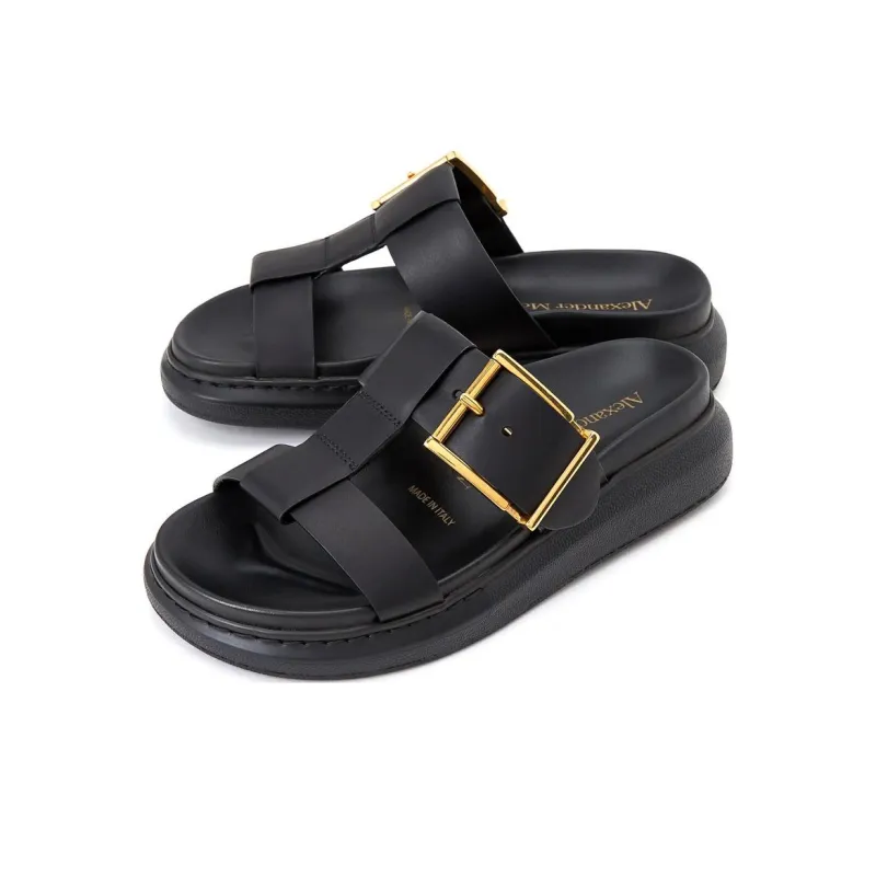 Alexander McQueen Hybrid Stylish Sandals Women's Black-1