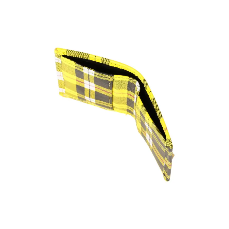 Beams Cow Leather Card Holder Women's Yellow-5