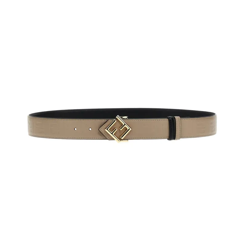 FENDI Leather Belts Women's Black-1