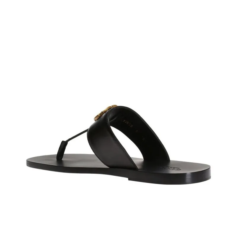GUCCI GG Leather Sandals-2