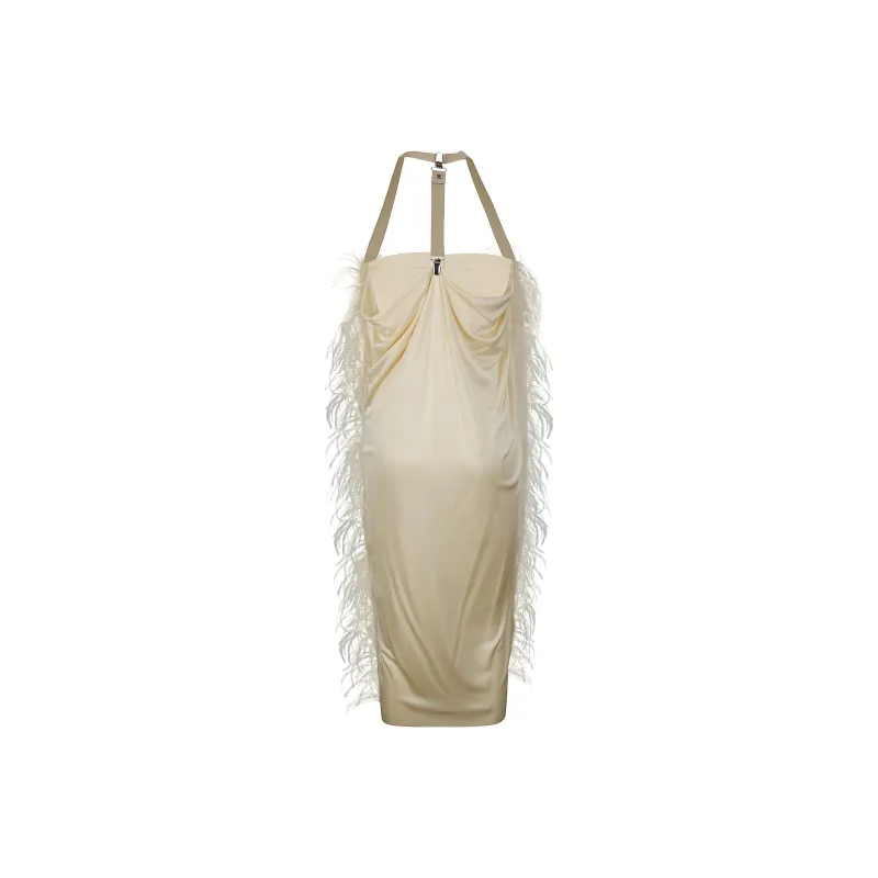 SportMax Ruched Sleeveless Dress-1