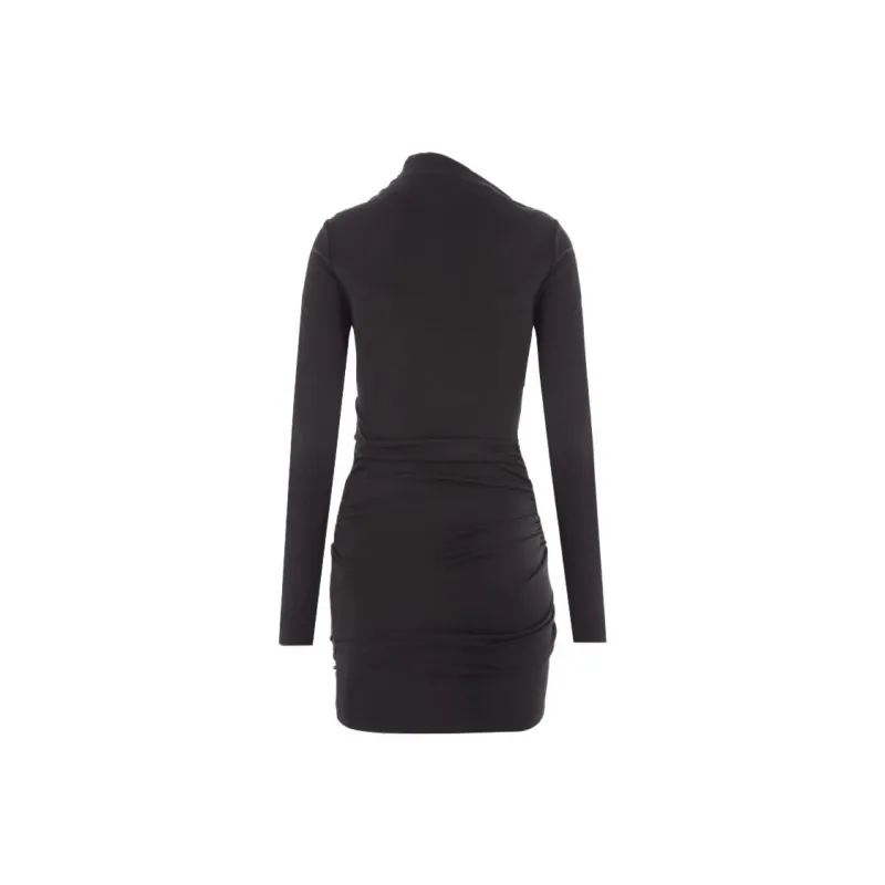OFF WHITE Off Stamp Twist detail Minidress-1