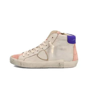 PHILIPPE MODEL Prs High-Top Skateboard Shoes Women's Rose Pink