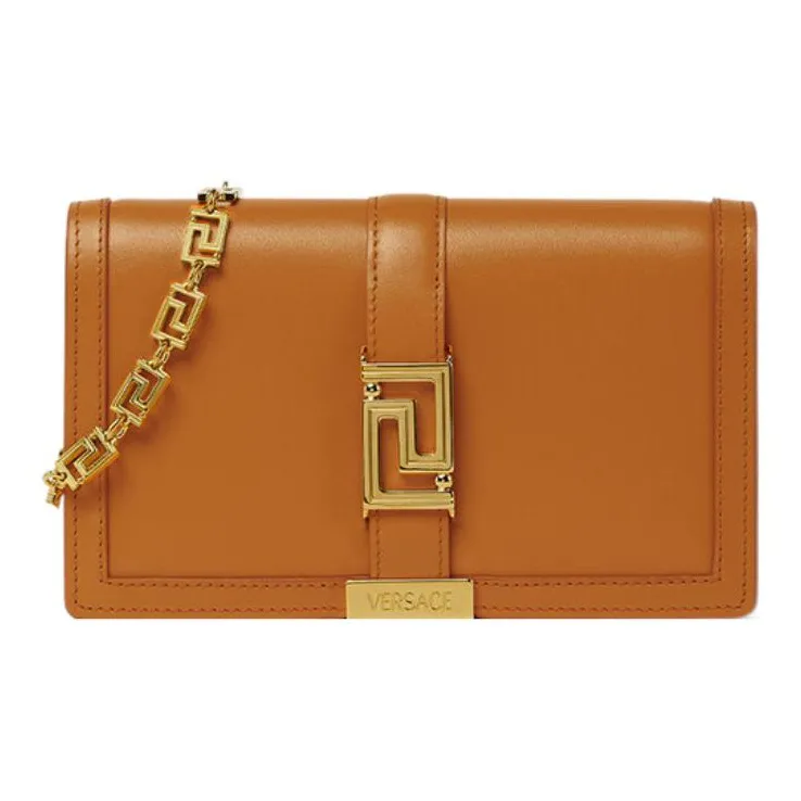 FANSIZHE Cow Leather Patchwork With Lambskin Envelope Bag Shoulder Bags Women's Brown-0
