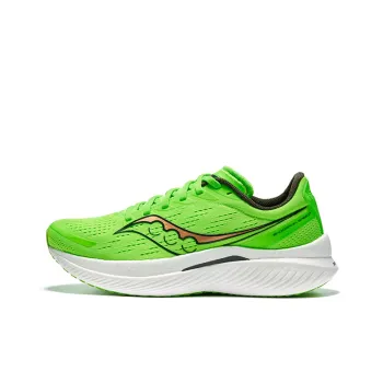 Saucony Cushioning Breathable Low Top Carbon Plate Casual Retro Running Shoes Men's Green Gold