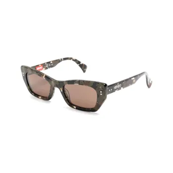 KENZO Camouflage Cat-eye Frame Sunglasses
