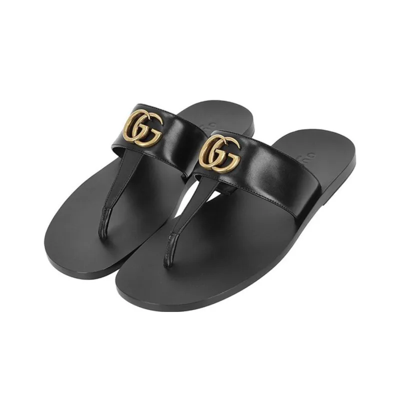 GUCCI GG Leather Sandals-5