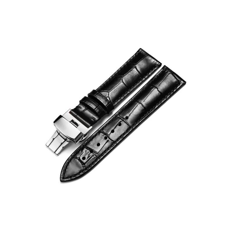 ZHISHENG Casio, IWC, MIDO, Tissot, Omega, Seiko, Citizen, Rossini, CK Compatibility Watch Band Genuine Leather Material-0