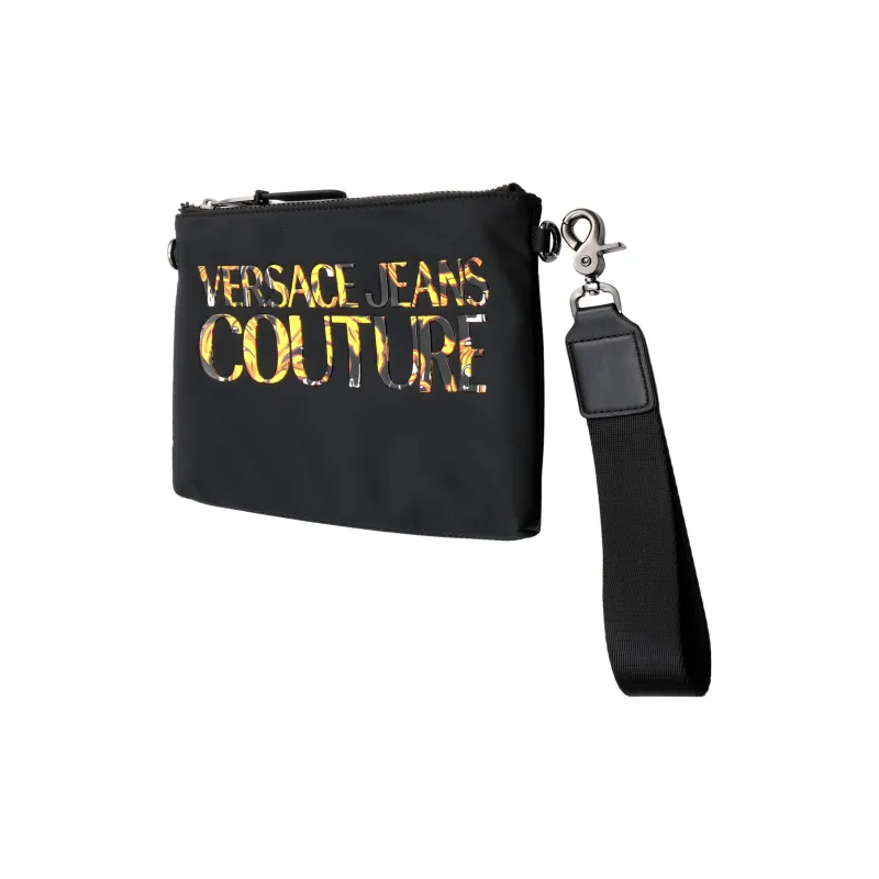 VERSACE JEANS COUTURE Polyester Wrist Bag Clutch Trumpets Men's Black-2